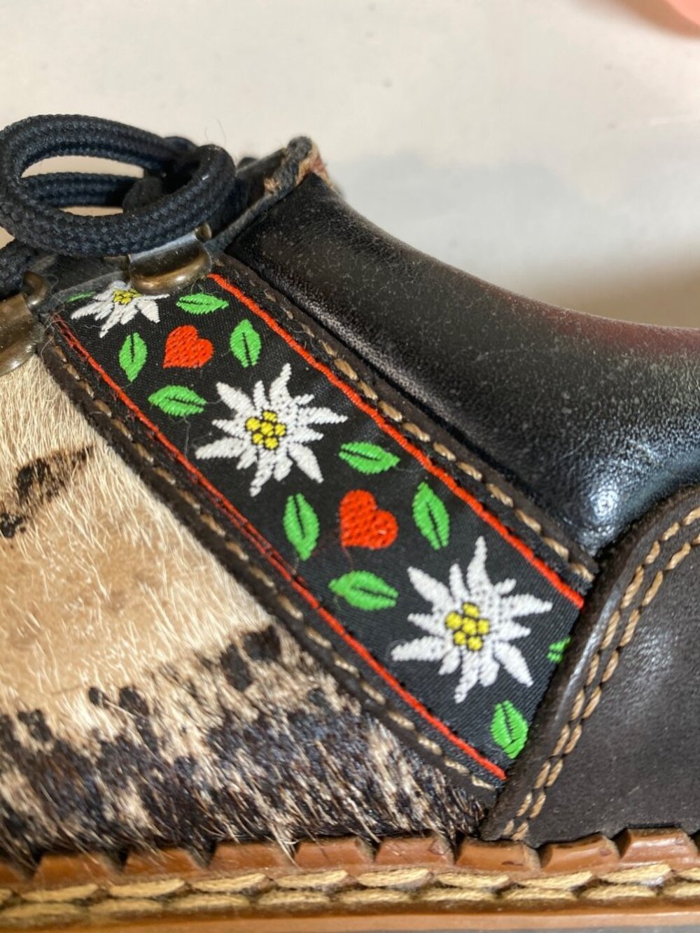 Vintage  Boots Germany  Josef Seibel Leather Folk Trim Cowhide EU 41 - Picture 12 of 17